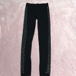 Rhinestone leggings